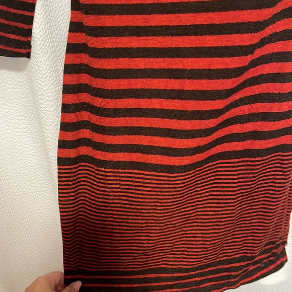 CUTE red and black strip bodycon dress - Picture 4 of 6